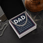 Dad You Are The Beating Of My Heart ,Dads Love Cuban Link Chain Necklase