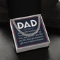 Dad You Are The Beating Of My Heart ,Dads Love Cuban Link Chain Necklase