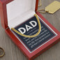 Dad You Are The Beating Of My Heart ,Dads Love Cuban Link Chain Necklase