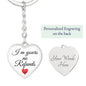CUSTOMIZABLE Keychain GIFT, Crafted For Your Husband With LOVE.