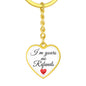 CUSTOMIZABLE Keychain GIFT, Crafted For Your Husband With LOVE.