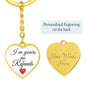 CUSTOMIZABLE Keychain GIFT, Crafted For Your Husband With LOVE.