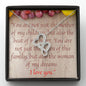 CUSTOMIZABLE heart pendant for your LOVE ONE, crafted for u your Wife with LOVE .