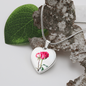Roes Heart Necklase for womens /caring mom/ loving wife / girlfriend /grandma.