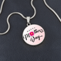 Graphic Circle Necklace for Mom