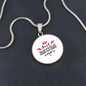 Graphic Circle Necklace for Mom