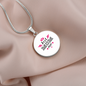 Graphic Circle Necklace for Mom