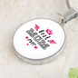 Graphic Circle Necklace for Mom