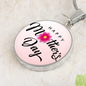 Graphic Circle Necklace for Mom