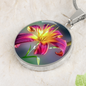 Purple and Yellow Petal Flower unique luxary Necklase
