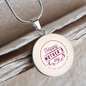 Graphic Circle Necklace for mom