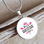 Graphic Circle Necklace for Mom