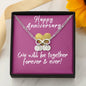 CUSTOMIZABLE Bracelet GIFT for your LOVE ONE, crafted for Your Anniversary with LOVE .