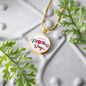 Graphic Circle Necklace for Mom