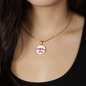 Graphic Circle Necklace for Mom