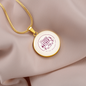 Graphic Circle Necklace for mom
