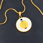 Circle Customized Luxary Necklase