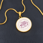Graphic Circle Necklace for mom