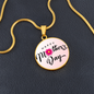 Graphic Circle Necklace for Mom