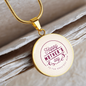 Graphic Circle Necklace for mom