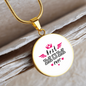 Graphic Circle Necklace for Mom
