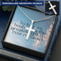 CUSTOMIZABLE Keychain GIFT, Crafted For Your Husband With LOVE.