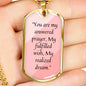 CUSTOMIZABLE Necklace GIFT, Crafted For Your Husband With LOVE .
