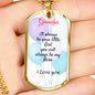 CUSTOMIZABLE Necklase GIFT,Crafted For Your Grandparents With Love.