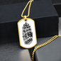 Custom Dog Tag - Personalized Engraved Stainless Steel Military Pendant Style Jewellery -Christmas Gift