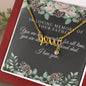 CUSTOMIZABLE Necklace GIFT, Crafted For Your dad With LOVE And WISDOM.