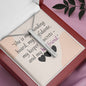 CUSTOMIZABLE Necklace GIFT, Crafted For Your Sister With LOVE And WISDOM