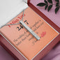 CUSTOMIZABLE Necklace GIFT, Crafted For Your Wife With LOVE And WISDOM