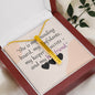 CUSTOMIZABLE Necklace GIFT, Crafted For Your Sister With LOVE And WISDOM