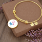 CUSTOMIZABLE Bangle Necklace GIFT, Crafted For Your Mother With LOVE And WISDOM.