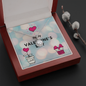CUSTOMIZABLE Necklace GIFT, Crafted For Your Wife With LOVE And WISDOM.