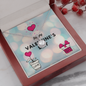 CUSTOMIZABLE Necklace GIFT, Crafted For Your Wife With LOVE And WISDOM.