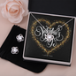 gorgeous Love Knot Earring & Necklace Set Gift Elevated for Gift for Wife, Lover, Grandma, Siste!
