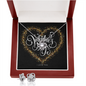 gorgeous Love Knot Earring & Necklace Set Gift Elevated for Gift for Wife, Lover, Grandma, Siste!