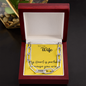 My heart is perfect ,WIFE Forever Linked Necklace Best Romantic Gift for Wife .