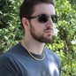 My Dad My HERO Cuban Link Chain For Fathers ,Son ,Birthday Gift ,valentines gift.