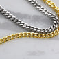 My Dad My HERO Cuban Link Chain For Fathers ,Son ,Birthday Gift ,valentines gift.
