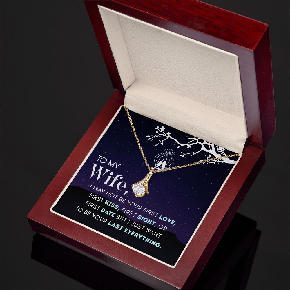 To My Wife Alluring Beauty Necklace .