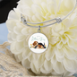 Happy Mothers Day Womens Circle Bangles.