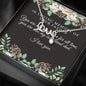 CUSTOMIZABLE Necklace GIFT, Crafted For Your dad With LOVE And WISDOM.