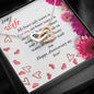 CUSTOMIZABLE Pendant GIFT, Crafted For Your Wife With LOVE And WISDOM.