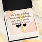 CUSTOMIZABLE Necklace GIFT, Crafted For Your Sister With LOVE And WISDOM