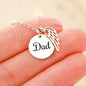 CUSTOMIZABLE Necklace GIFT, Crafted For Your dad With LOVE And WISDOM.
