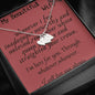 CUSTOMIZABLE Heart Necklace GIFT, Crafted For Your Wife With LOVE And WISDOM.
