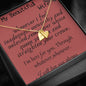 CUSTOMIZABLE Heart Necklace GIFT, Crafted For Your Wife With LOVE And WISDOM.