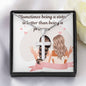 CUSTOMIZABLE Necklase GIFT,Crafted For Your Sisters With Love and Wisdom..